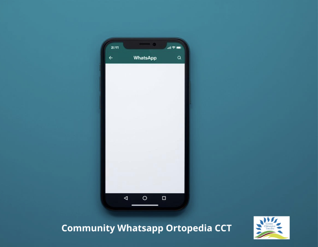Nasce la Community WhatsApp di Ortopedia del Centro Chirurgico Toscano