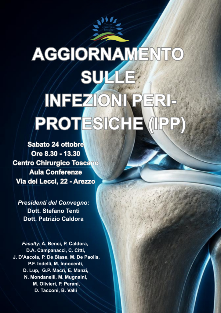 Infezioni peri-protesiche: al Centro Chirurgico Toscano un convegno con esperti da tutta Italia